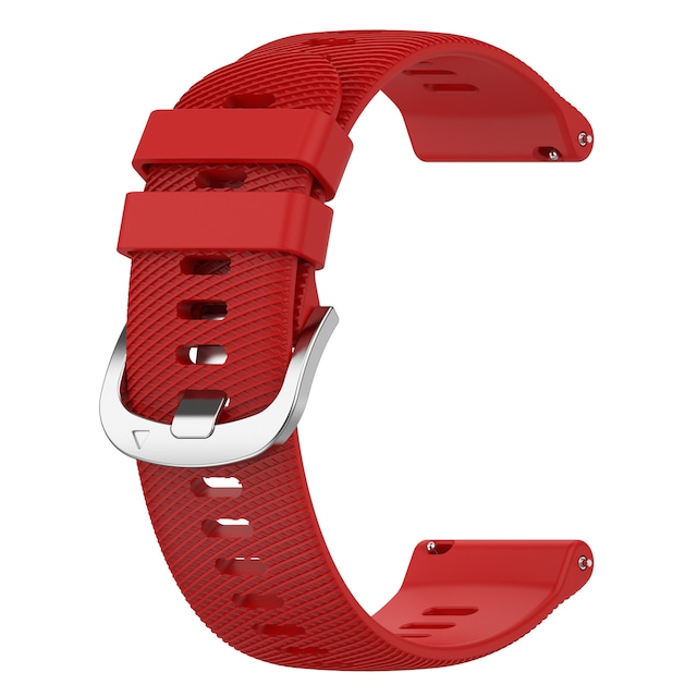 Silikone Watch-strop til Garmin Forerunner 165, 165 Music Rød