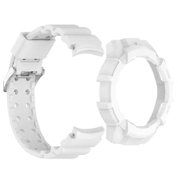 Urrem med beskyttende etui til Samsung Galaxy Watch 6 40mm Hvid