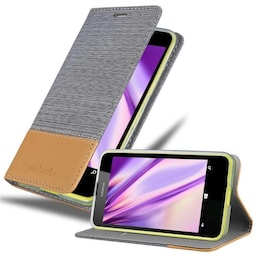 Nokia Lumia 630 / 635 Pungetui Cover Case (Grå)