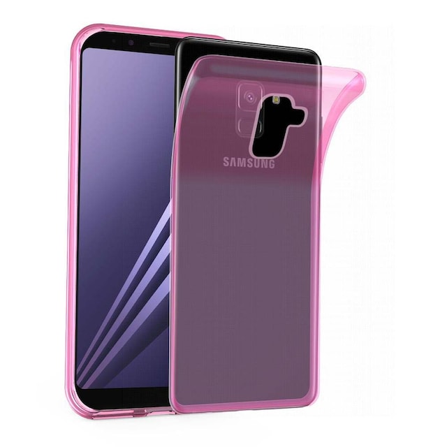 Samsung Galaxy A8 2018 Cover TPU Etui (Lyserød)