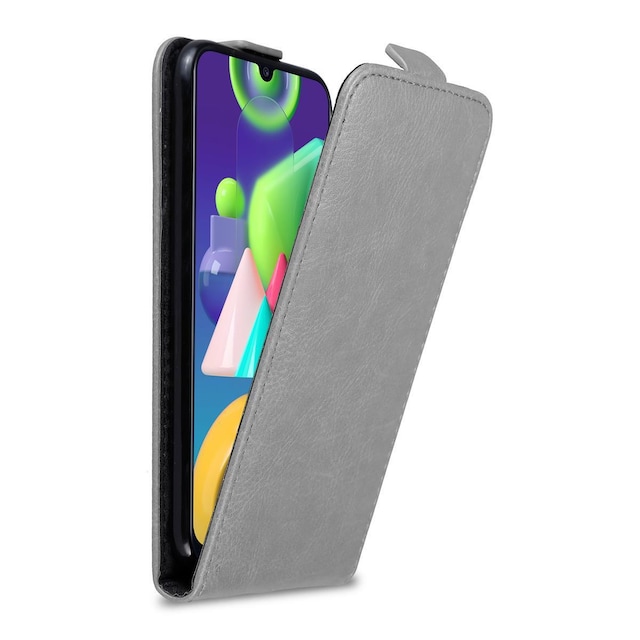 Samsung Galaxy M21 / M30s Pungetui Flip Cover (Grå)