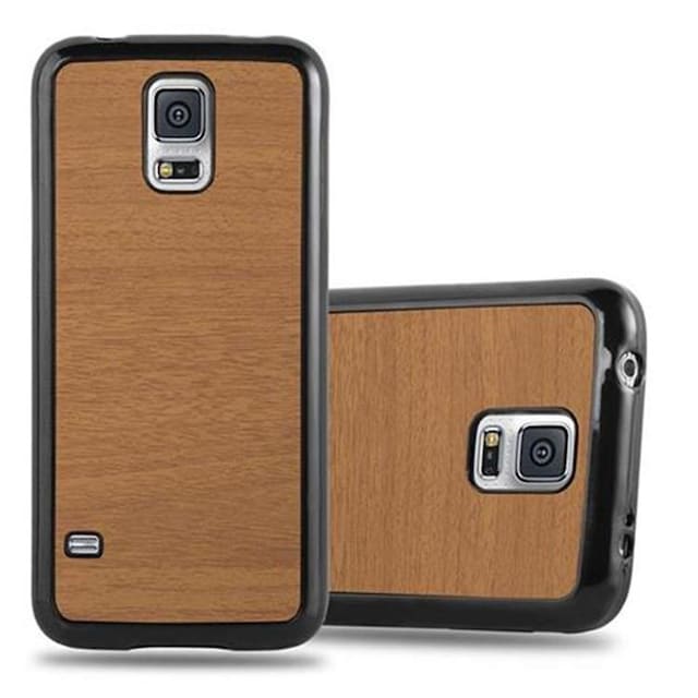 Samsung Galaxy S5 / S5 NEO Etui Case Cover (Brun)