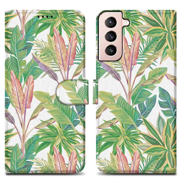 Samsung Galaxy S21 FE Pungetui Cover Case (Grøn)
