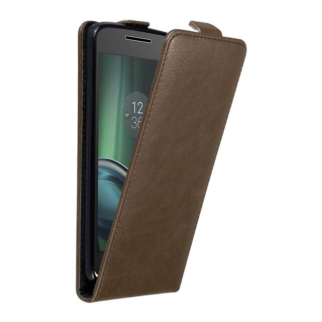 Motorola MOTO G4 PLAY Pungetui Flip Cover (Brun)