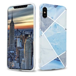 iPhone X / XS Pungetui Cover Case (Blå)