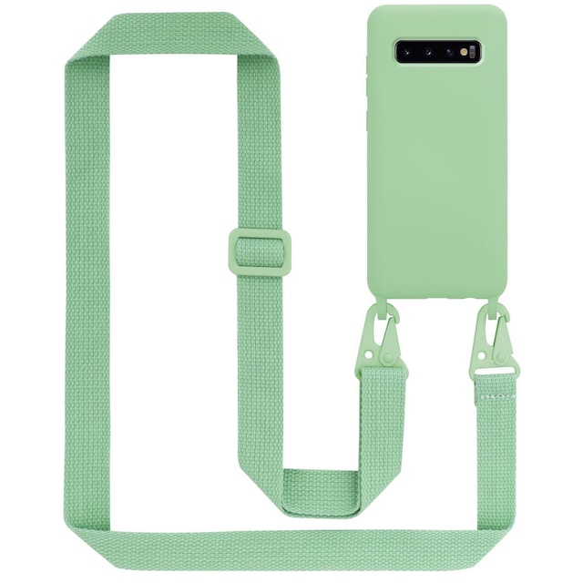 Samsung Galaxy S10 PLUS Etui Cover Kæde (Grøn)