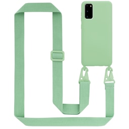 Samsung Galaxy S20 Etui Cover Kæde (Grøn)