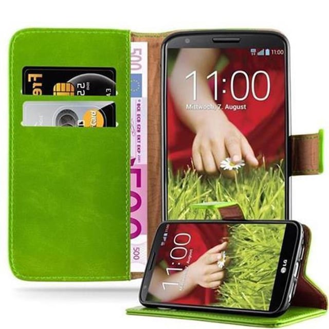 Cover LG G2 Etui Case (Grøn)