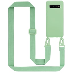 Samsung Galaxy S10 4G Etui Cover Kæde (Grøn)
