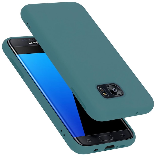 Samsung Galaxy S7 EDGE Cover Etui Case (Grøn)
