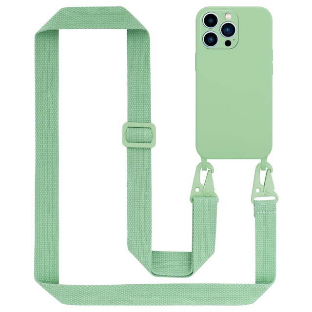 iPhone 13 PRO Etui Cover Kæde (Grøn)