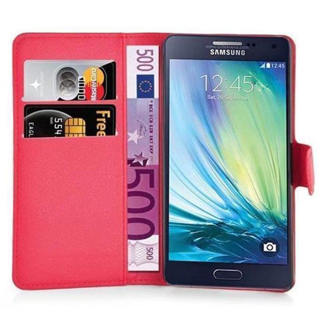Samsung Galaxy A3 2015 Pungetui Cover Case (Rød)