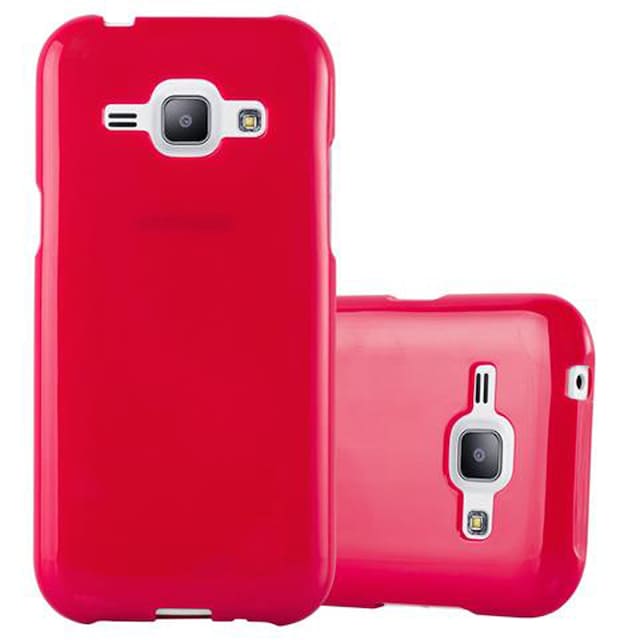 Samsung Galaxy J1 2015 Etui Case Cover (Rød)