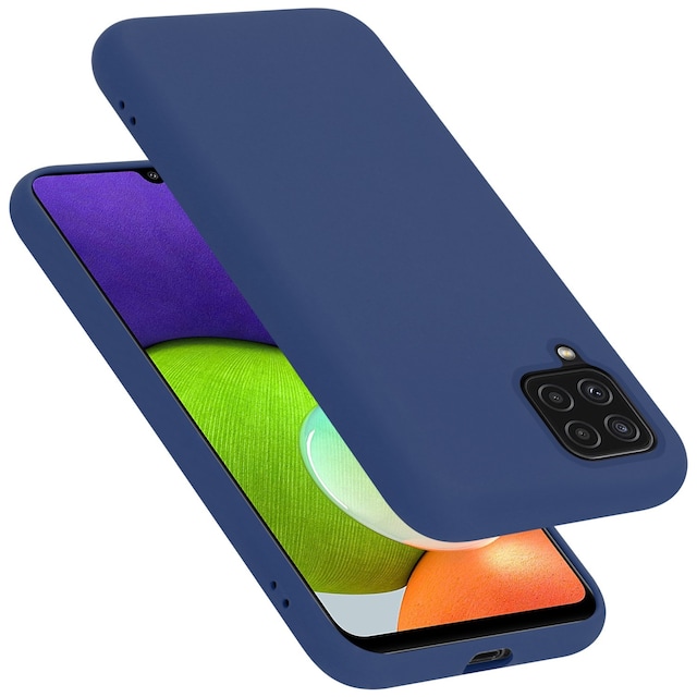 Samsung Galaxy A12 / M12 Cover Etui Case (Blå)