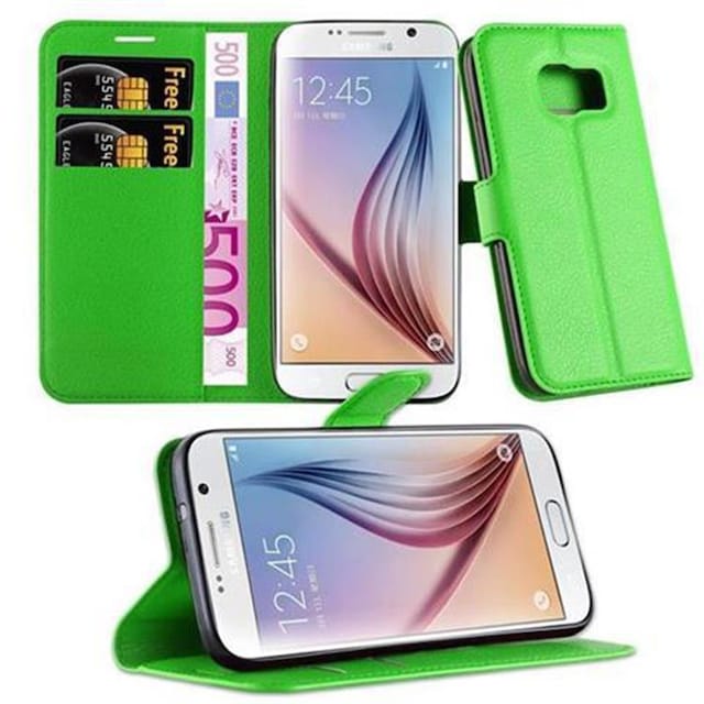 Samsung Galaxy S7 Pungetui Cover Case (Grøn)