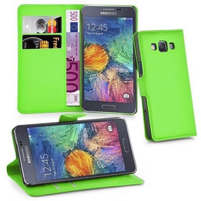 Samsung Galaxy A7 2015 Pungetui Cover Case (Grøn)