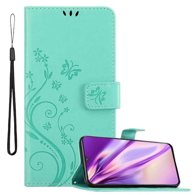 Samsung Galaxy M30 / A40s Pungetui Cover Case (Turkis)