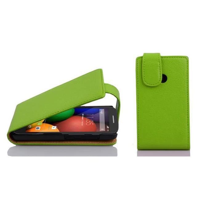 Motorola MOTO E Pungetui Flip Cover (Grøn)