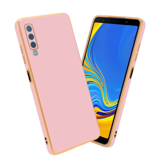 Samsung Galaxy A7 2018 Cover Etui Case (Lyserød)