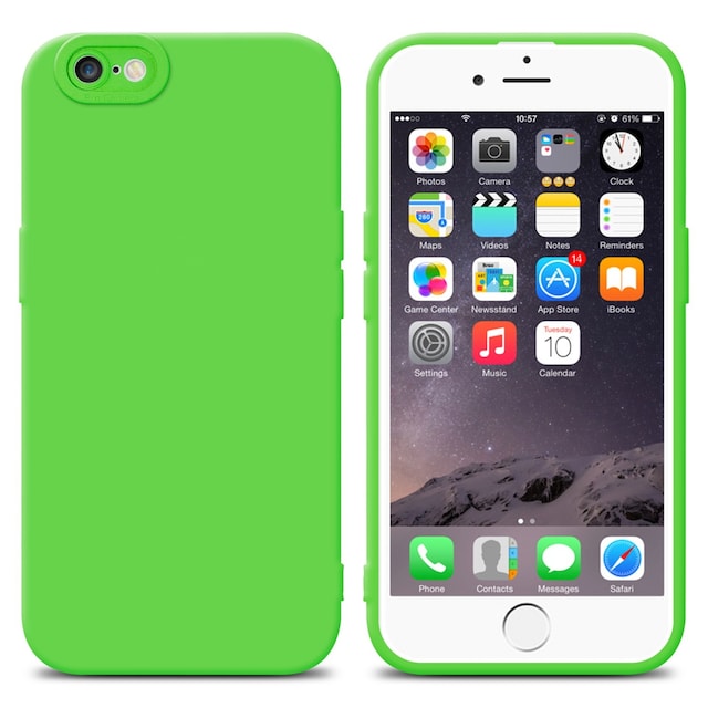 Cover iPhone 6 / 6S Etui Case (Grøn)