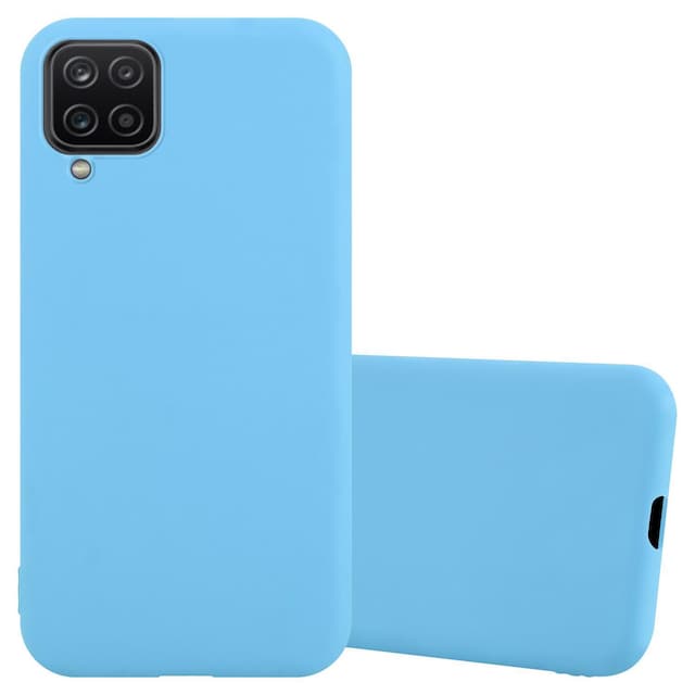 Cover Samsung Galaxy A12 / M12 Etui Case (Blå)