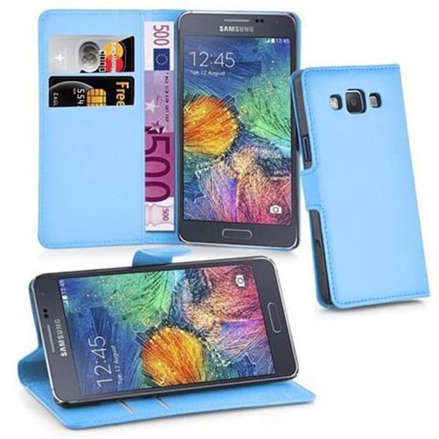 Samsung Galaxy A7 2015 Pungetui Cover Case (Blå)