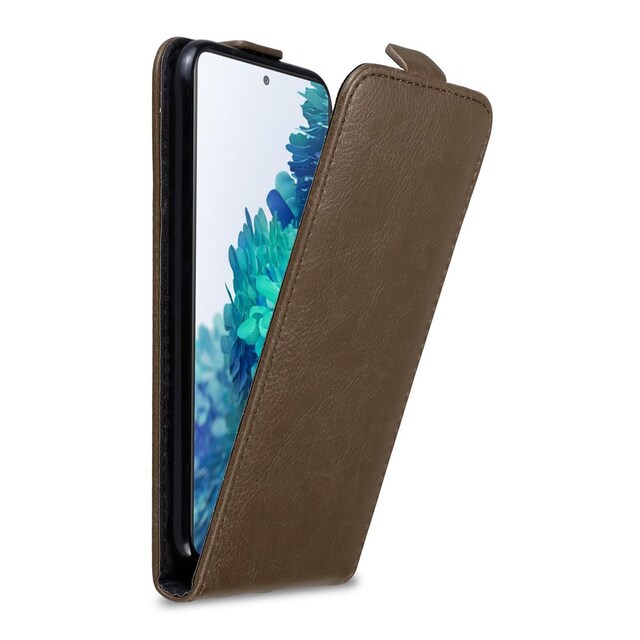 Samsung Galaxy S20 FE Pungetui Flip Cover (Brun)