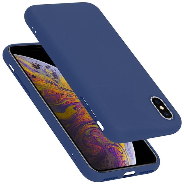iPhone X / XS Cover Etui Case (Blå)