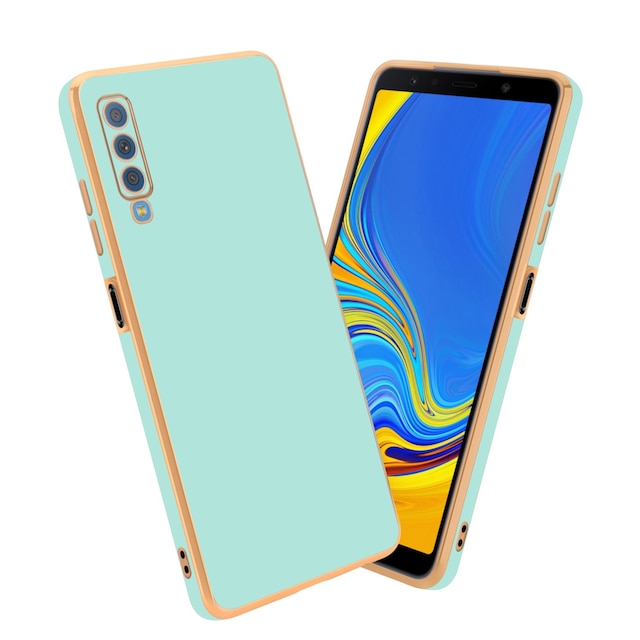 Samsung Galaxy A7 2018 Cover Etui Case (Grøn)