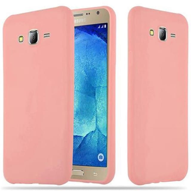 Cover Samsung Galaxy J7 2015 Etui Case (Lyserød)