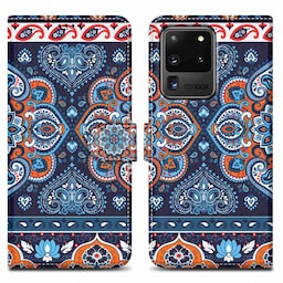 Samsung Galaxy S20 ULTRA Pungetui Cover Case (Blå)