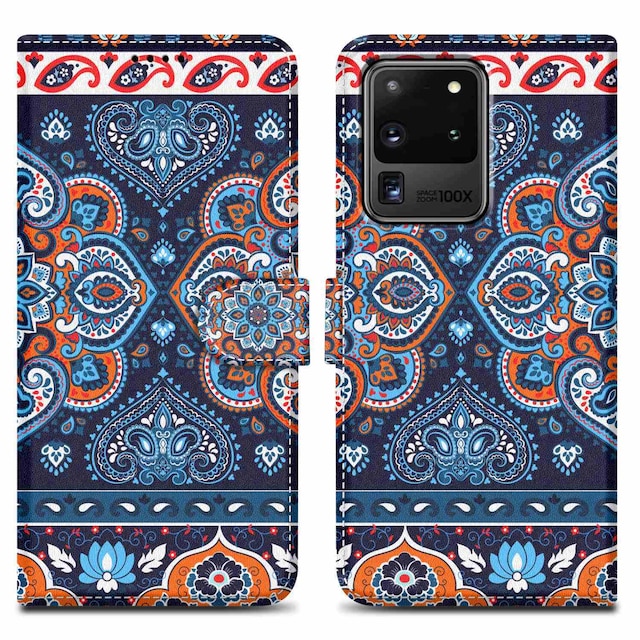 Samsung Galaxy S20 ULTRA Pungetui Cover Case (Blå)