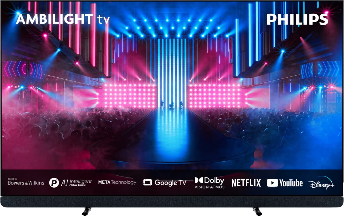 Philips 65" OLED909 4K OLED Ambilight TV (2024)