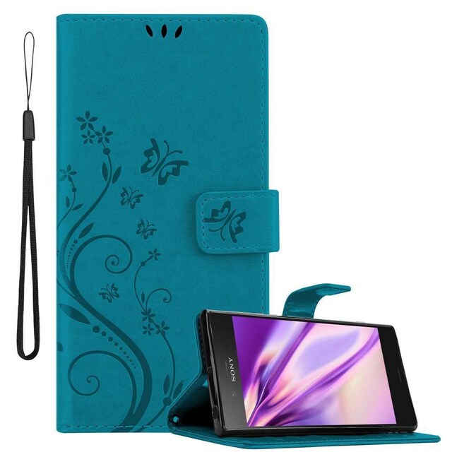 Sony Xperia XZ1 Pungetui Cover Case (Blå)