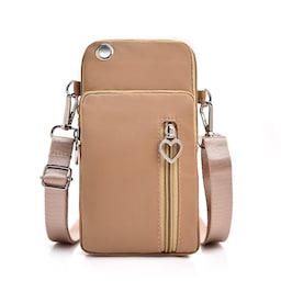 Crossbody minitaske Mobiltaske Kaki