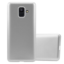 Samsung Galaxy A6 2018 Cover Etui Case (Sølv)
