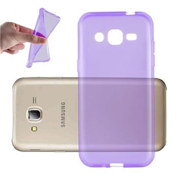 Samsung Galaxy J2 2015 Cover TPU Etui (Lilla)