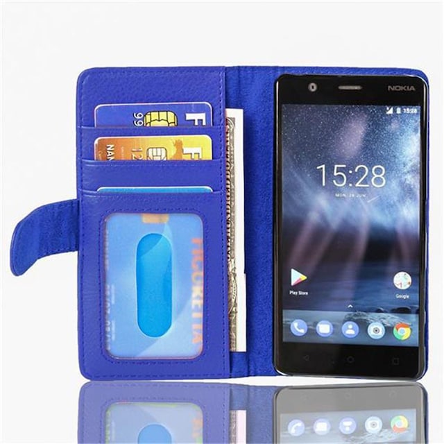 Nokia 3 2017 Pungetui Cover (Blå)
