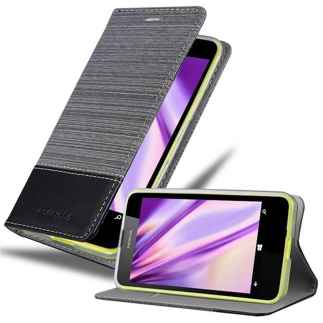 Nokia Lumia 630 / 635 Pungetui Cover Case (Grå)
