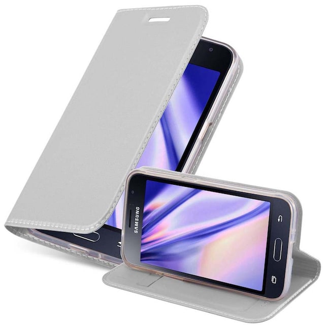 Cover Samsung Galaxy J1 2015 Etui Case (Sølv)