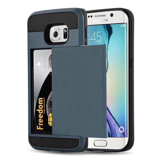 Samsung Galaxy S6 EDGE Etui Case Cover (Blå)