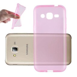 Samsung Galaxy J2 2015 Cover TPU Etui (Lyserød)