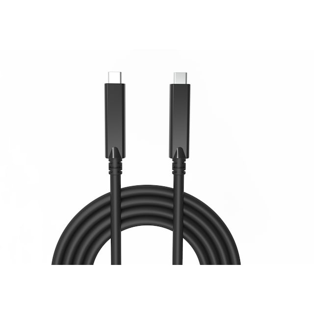 NÖRDIC aktivt AOC Fiber USB-C-kabel 15m 10Gbps 4K + PD 60W, DP 4-bane 2-bane