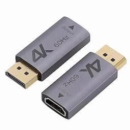 NÖRDIC Aktiv adapter Displayport1.2 han til HDMI1.4b hun 4K 60Hz Eyefinity sort