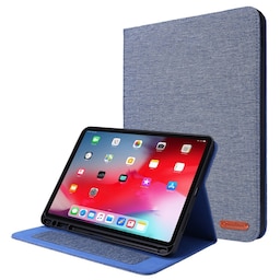 Til iPad Air 13 (2024) Tabletetui Dækstofstruktur - Blå