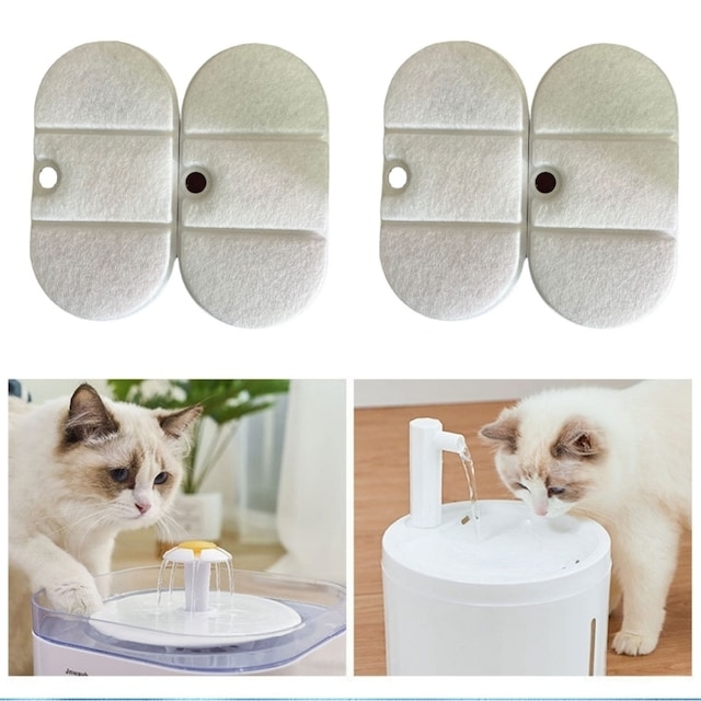 Udskiftning af kattevandsfontænefiltre til kæledyrsvandfontæne Hvid 6-pack
