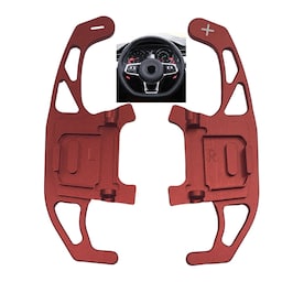 Ratpadler til at skifte 1 par Rød Volkswagen Golf 7/GTI/GTD/GTE