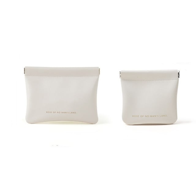 2-pak PU bærbar opbevaringstaske med stor kapacitet til kosmetiske toiletartikler Hvid