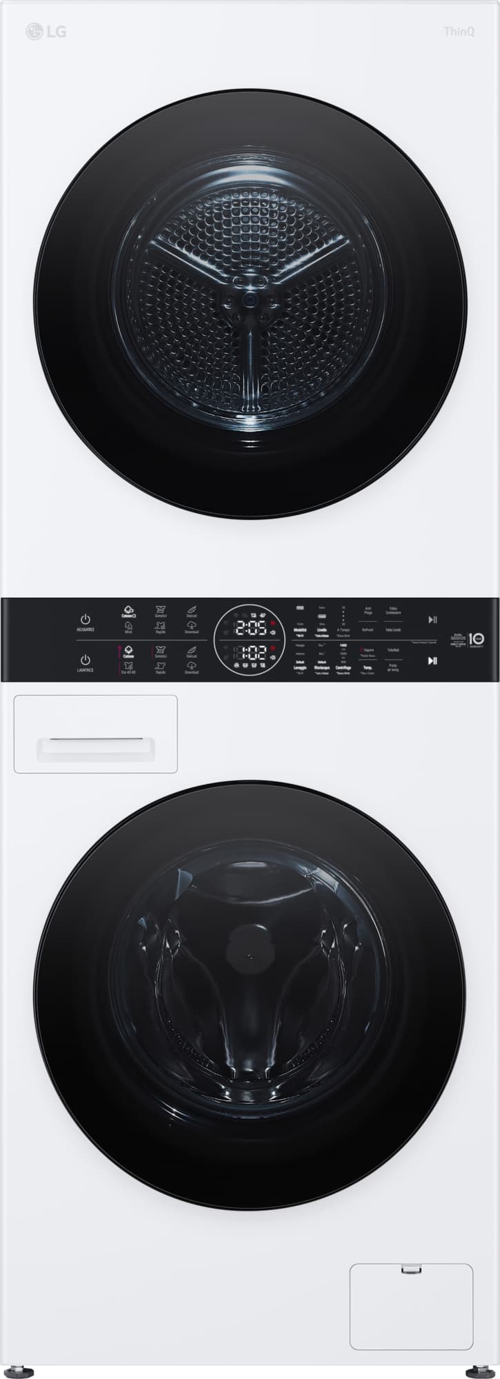 LG Kombineret vaskemaskine/tørretumbler WT1210WWF