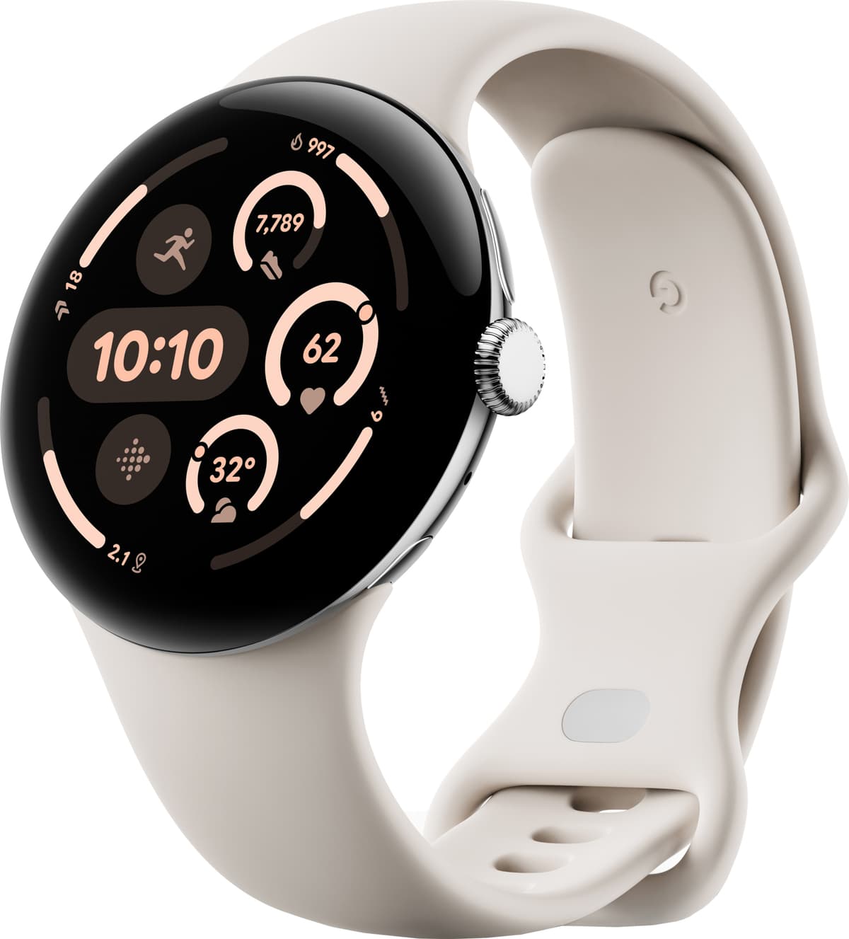 Google Pixel Watch 3 45mm Wi-Fi (Porcelæn)